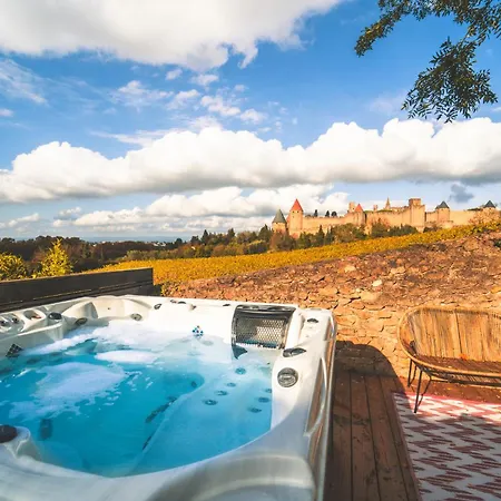 Ferienhaus L'ecrin De La Cite, Coeur De Vignes - Vivez Experience Inoubliable ! Carcassonne