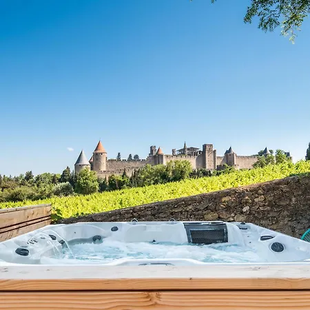 Villa Coeur De Vignes By L'Ecrin De La Cite, A 200 M De La Cite De Carcassonne Vil·la